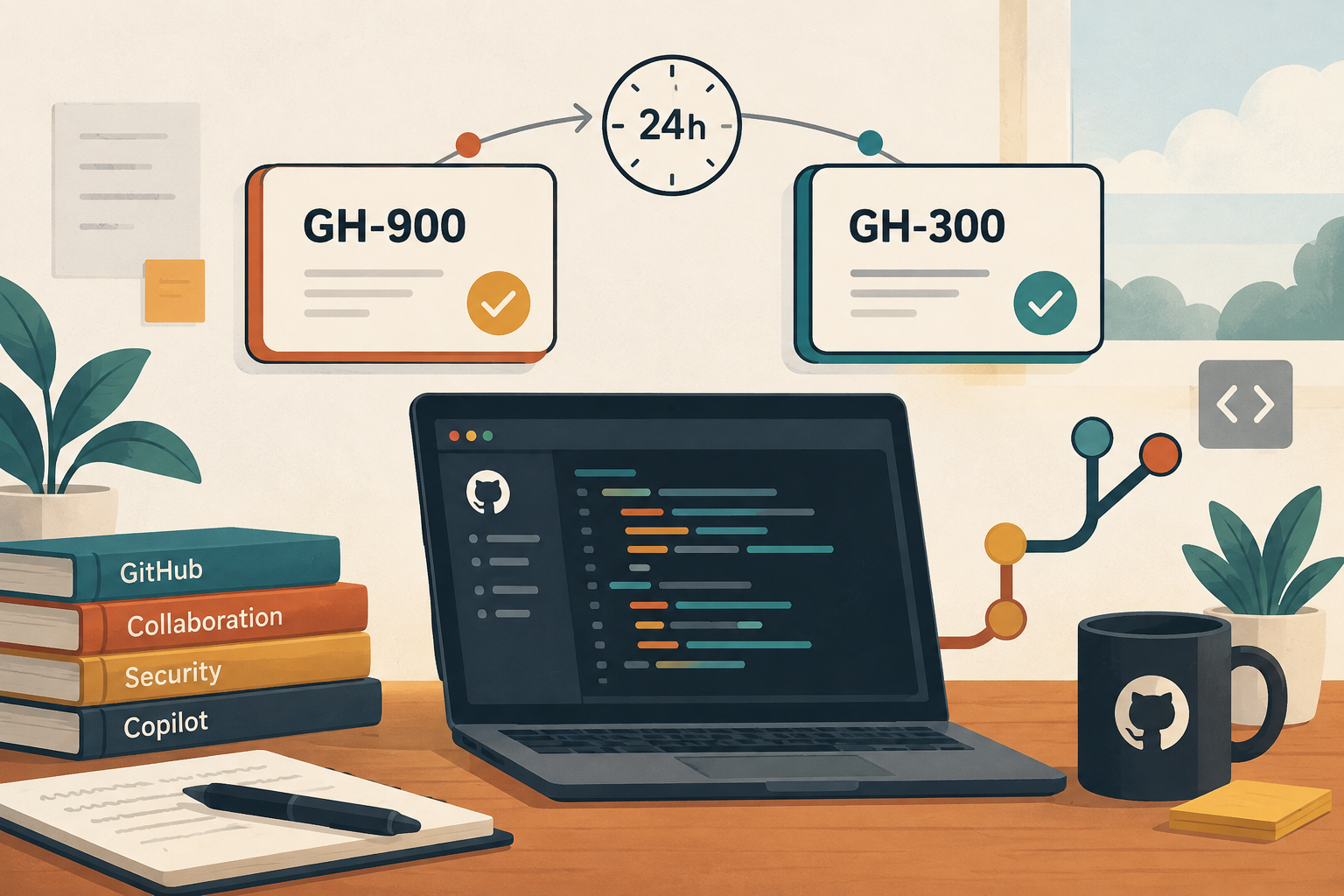 Illustration of the GH-900 and GH-300 certifications completed within 24 hours